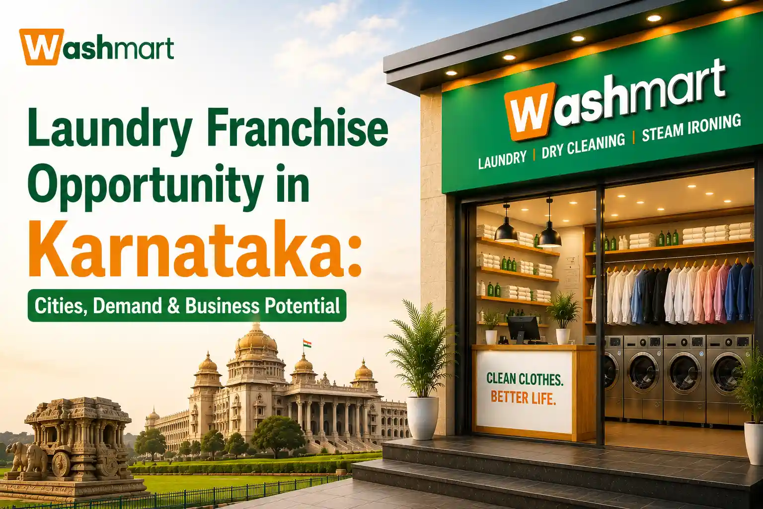 Laundry Franchise Opportunity in Karnataka: Cities, Demand & Business Potential