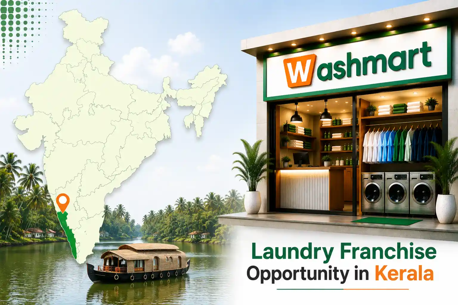 Laundry Franchise Opportunity in Kerela with Washmart