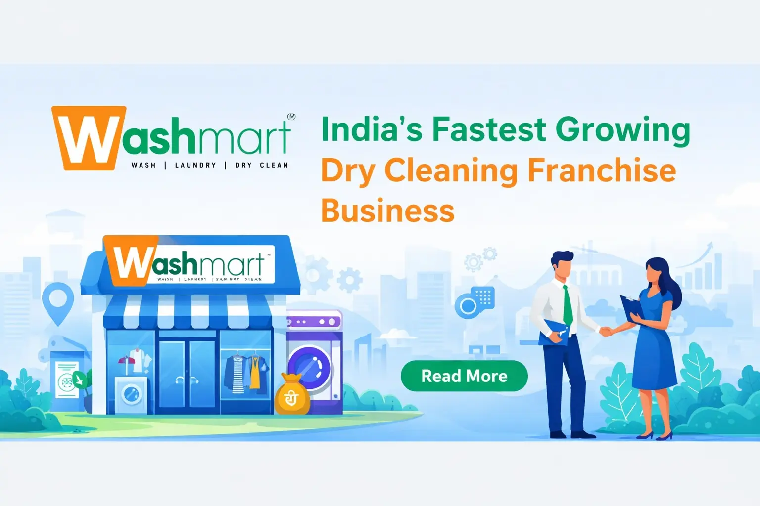 Washmart – India’s Fastest Growing Dry Cleaning Franchise Business
