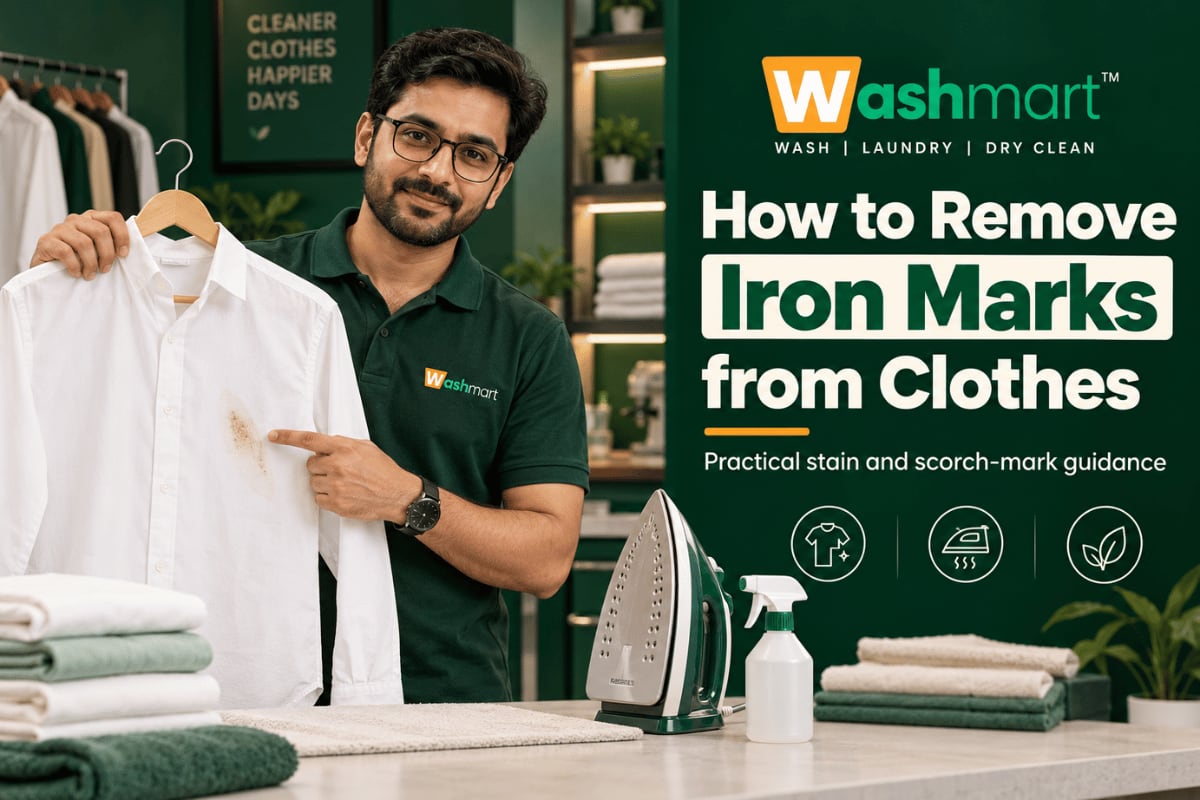 How to Remove Iron Marks from Clothes