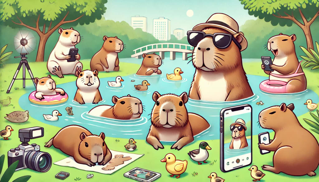 Capybaras are Taking Over Social Media