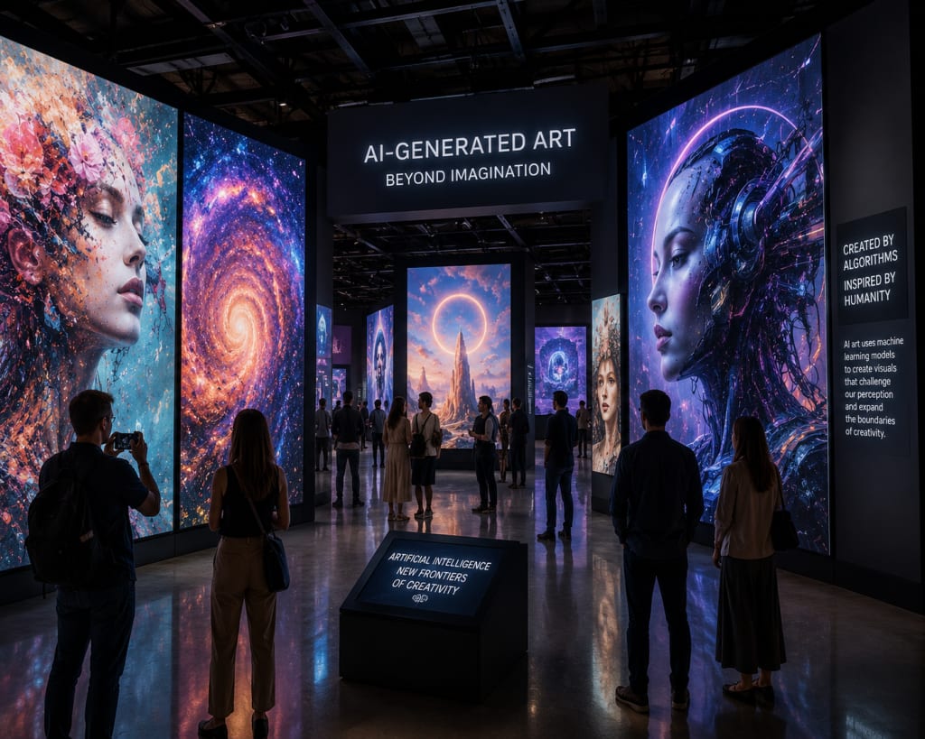 AI-Generated Art Exhibitions Trending Globally