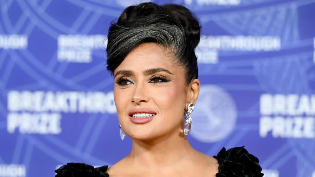 Salma Hayek’s New Grey Streak