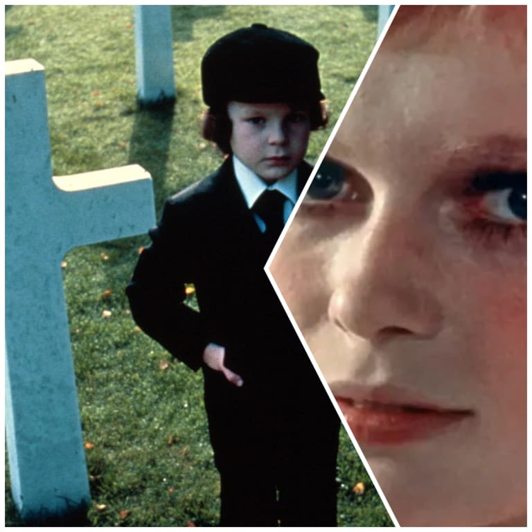 Rosemary Woodhouse and Damien Thorn