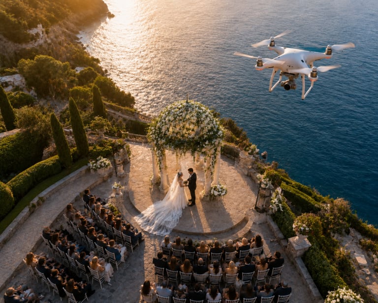 Drone Wedding Photography