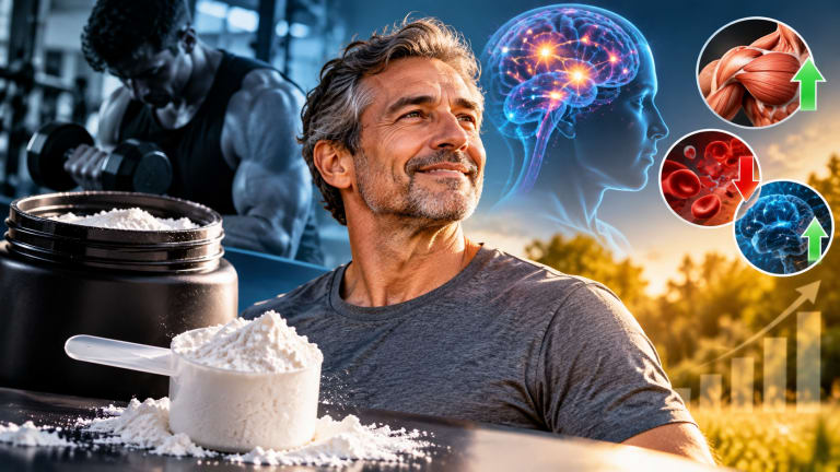 Creatine Without Exercise? New Trial Finds Surprising Benefits in Adults Over 45