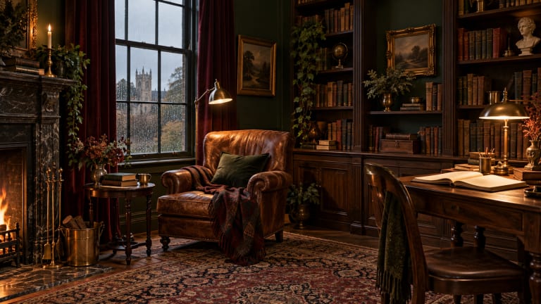 Dark Academia Decor: How to Build a Moody, Book-Filled Sanctuary