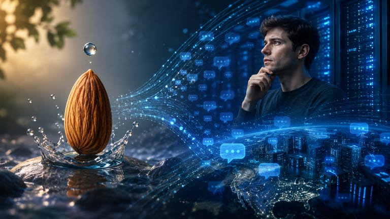 One Almond vs. 38,000 ChatGPT Queries: Sam Altman’s AI Water Claim, Fact-Checked