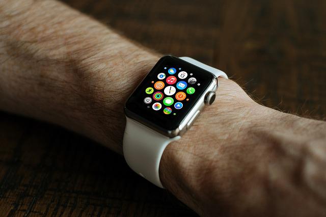 smart watch on a wrist