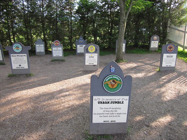 Ben & Jerry's Flavor Graveyard — Waterbury, Vermont