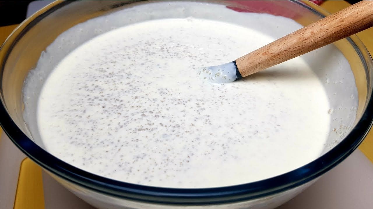 A bottle of Ghanaian brukina made with millet and milk