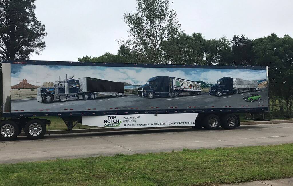 A unique handpainted fleet (775) 5376020 Top Notch Carrier