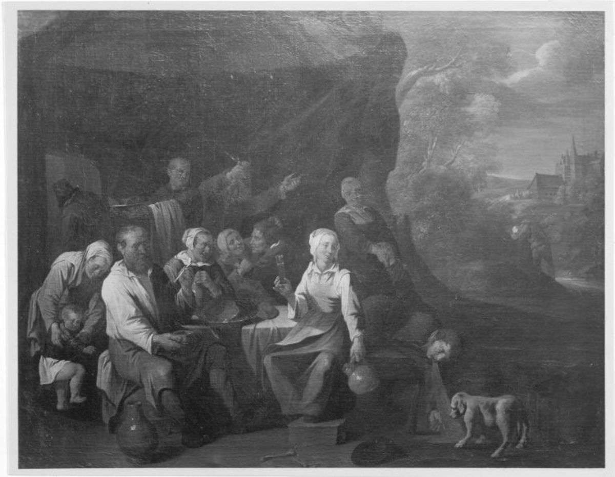 Vor der Schenke