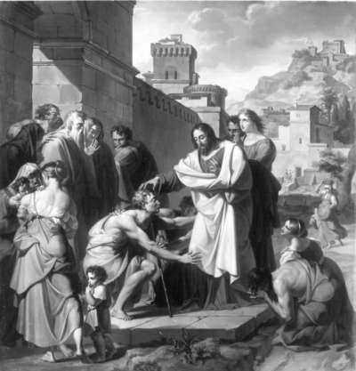 Christus heilt den Blinden