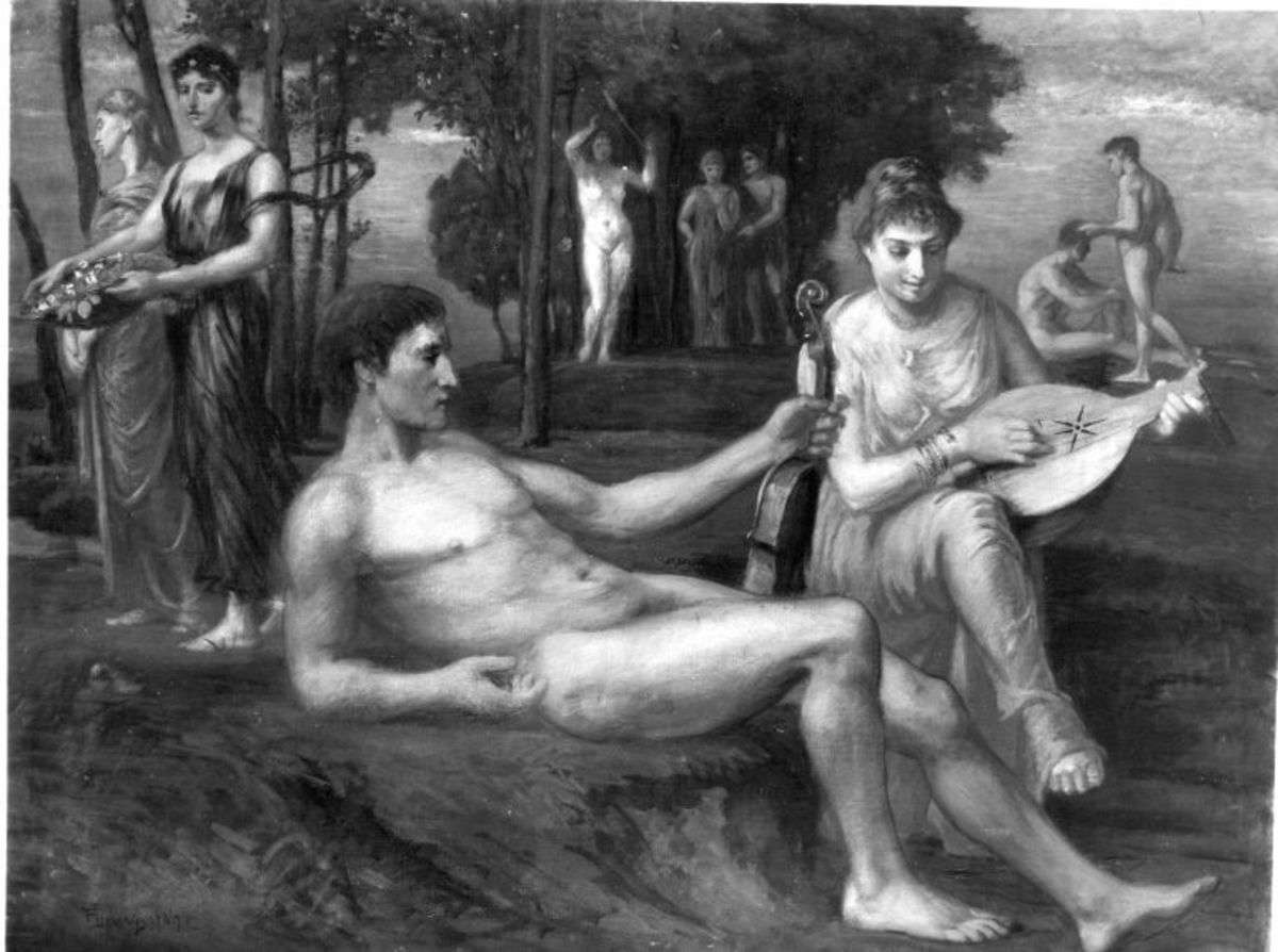 Die Musik (Arkadische Szene)