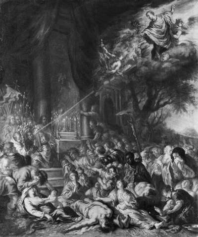 Wunder des hl. Cajetan an Pestkranken