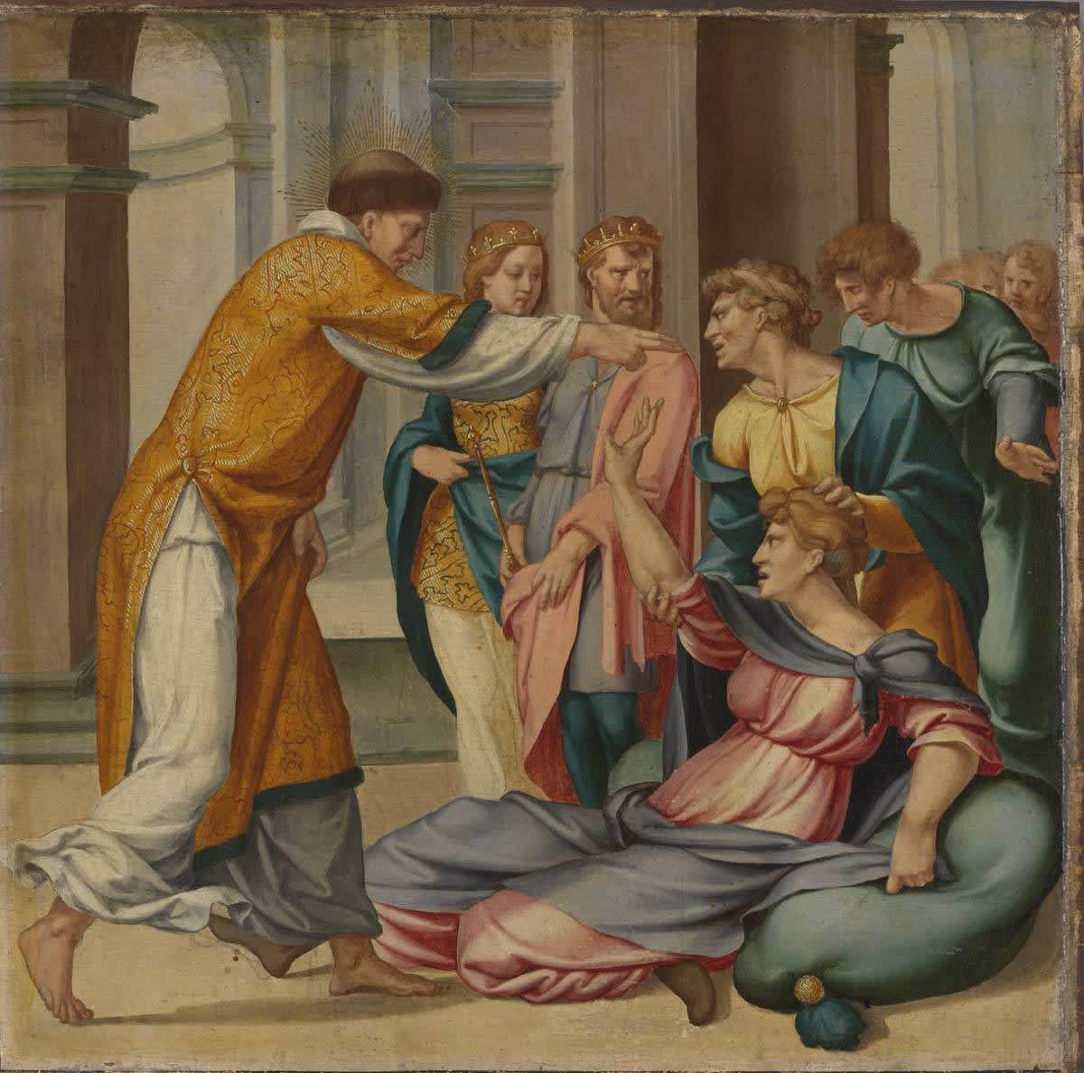 Cyriakus-Folge: Der hl. Cyriakus befreit Jobia vom bösen Geist