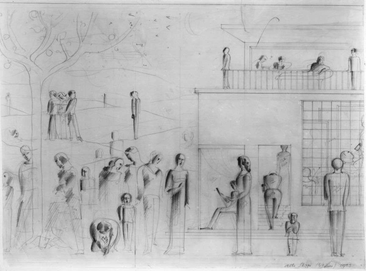 Komposition mit Figuren