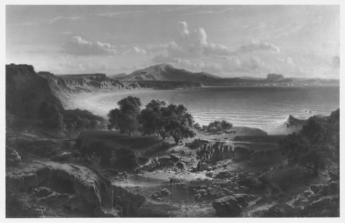 Gebirgslandschaft an der spanischen Küste