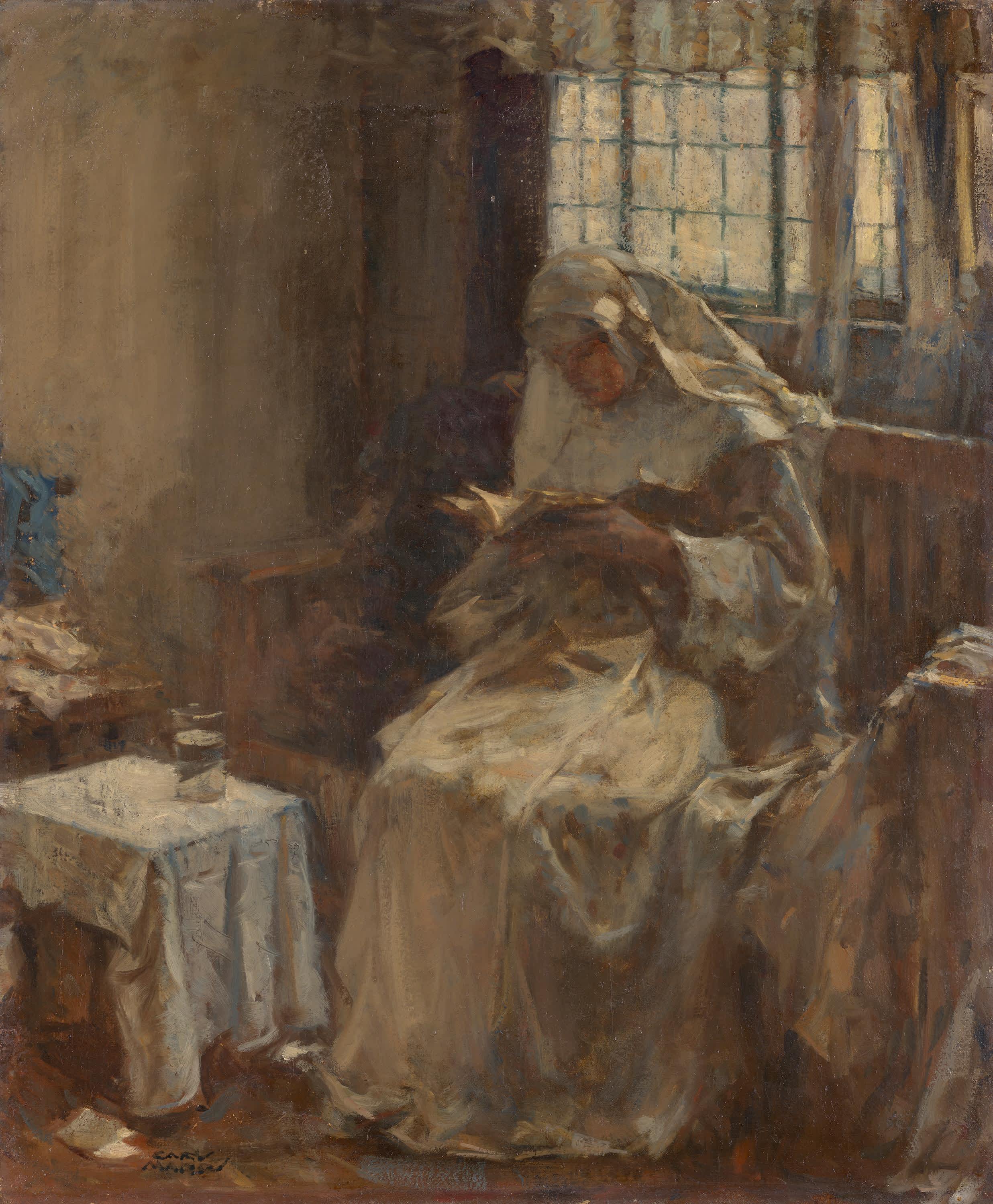 Lesende Nonne