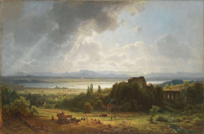 Ansicht des Starnberger Sees