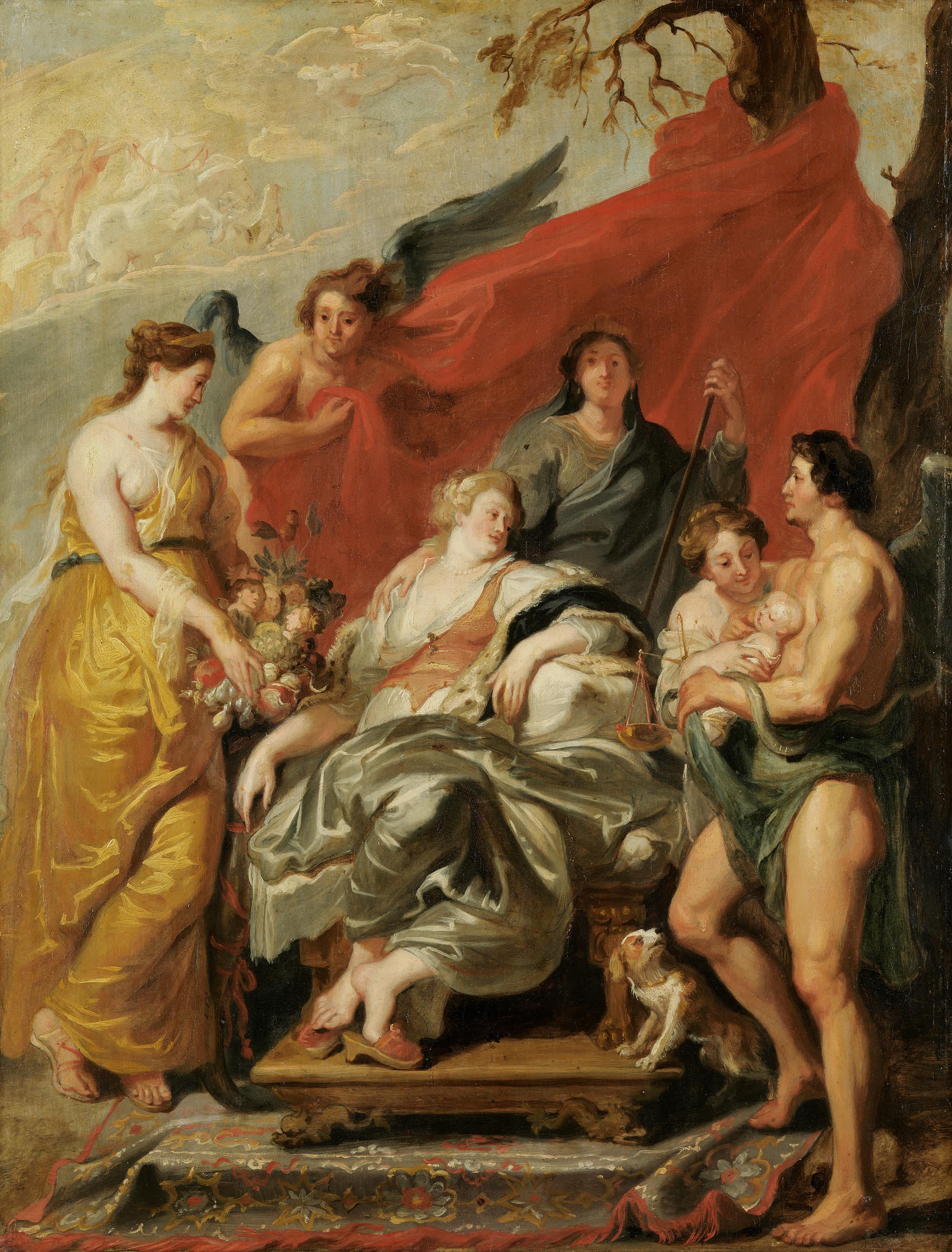 Geburt Ludwigs XIII. (Kopie nach dem Medici-Zyklus)