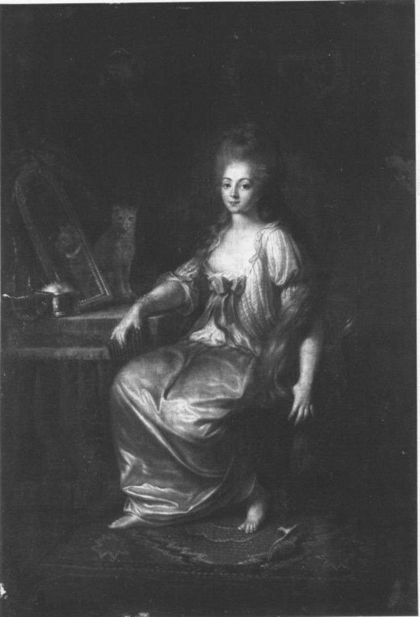 Maria Barbara Mannlich, die Frau des Künstlers