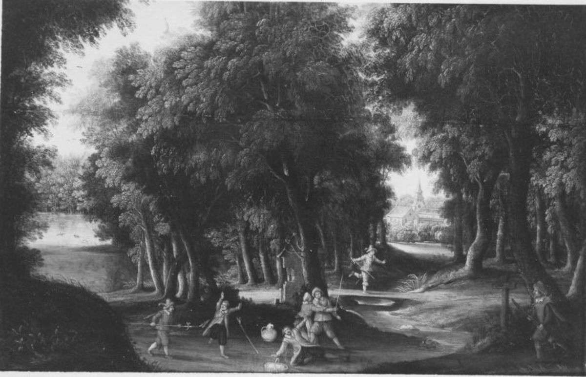 Räuberüberfall im Wald