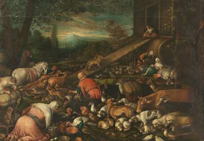 Der Einzug der Tiere in die Arche