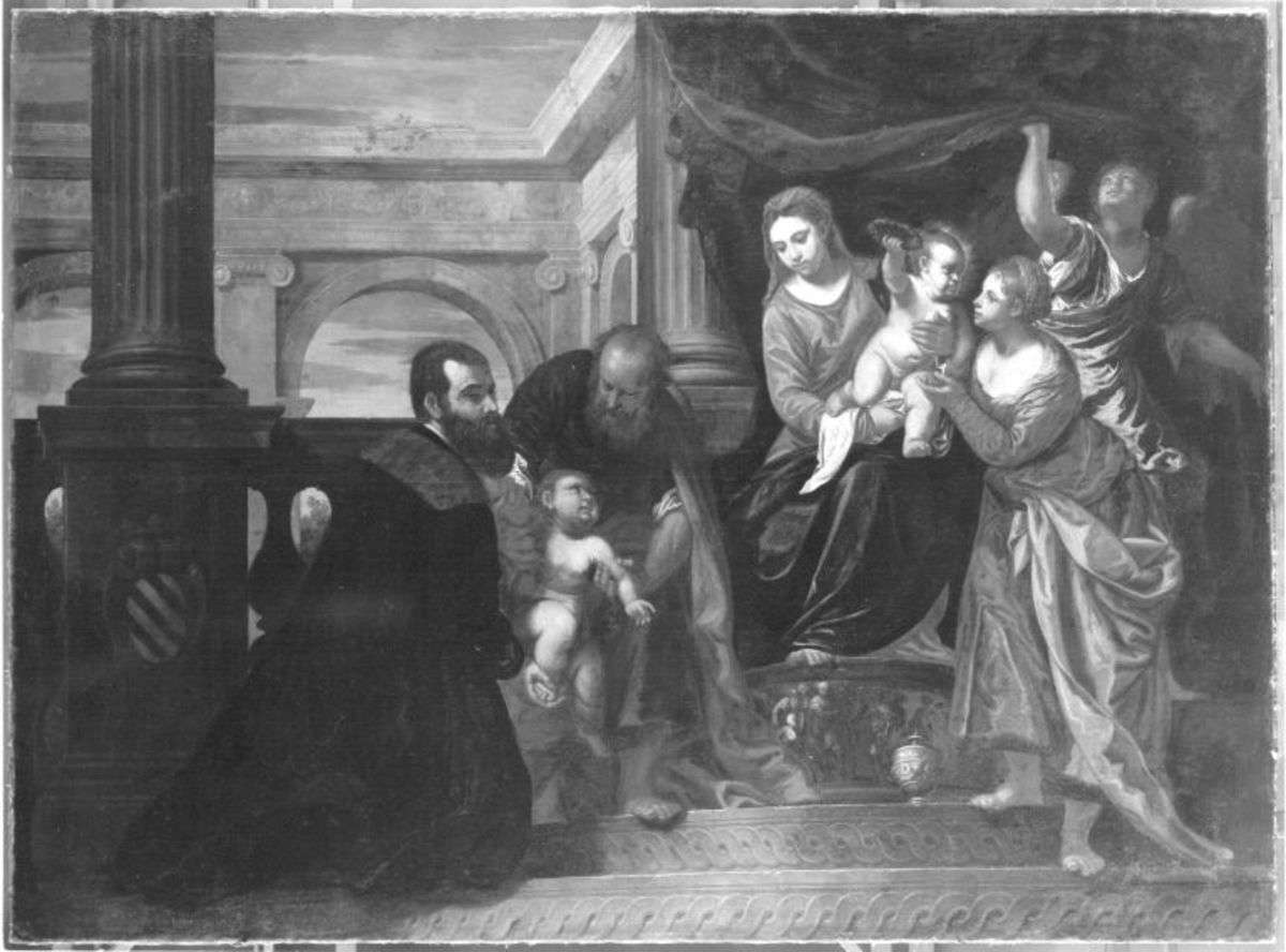 Heilige Familie mit hl. Magdalena und Stifter aus dem Hause Contarini