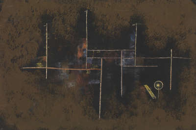 Gerüst eines Neubaues 1930,41