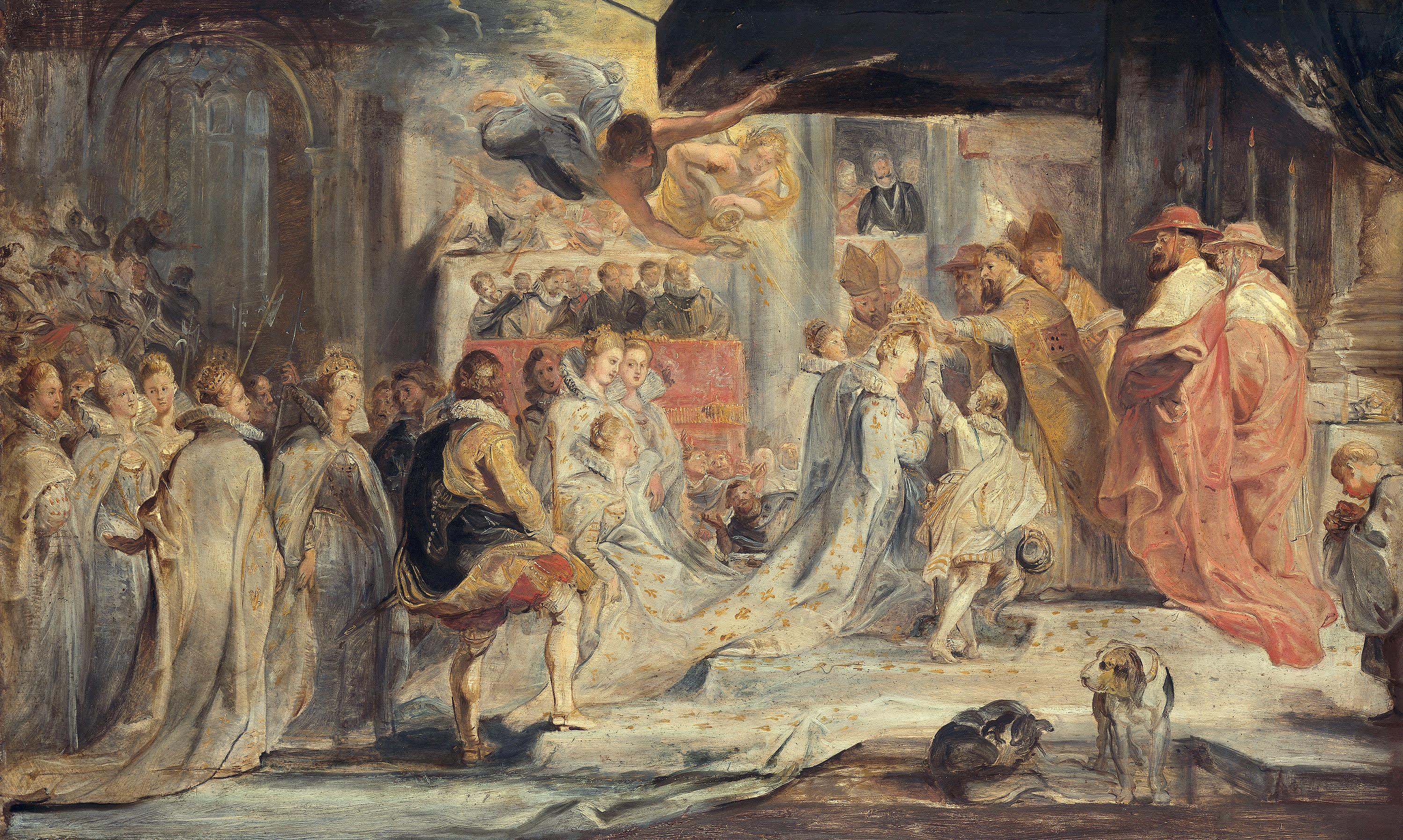 Die Krönung der Königin (Skizze zum Medici-Zyklus)