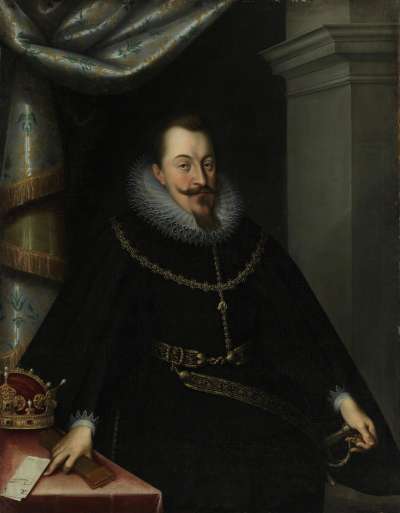 Bildnis des Königs Sigismund III. Vasa von Polen und Schweden