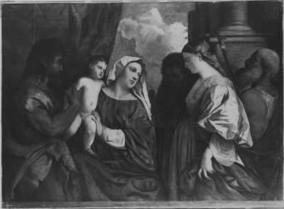 Madonna mit den Heiligen Johannes, Paulus, Magdalena und Hieronymus (nach Tizian)