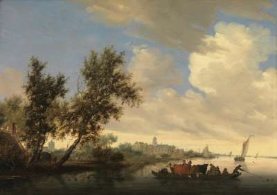 Kanallandschaft mit Schloss Nijenrode