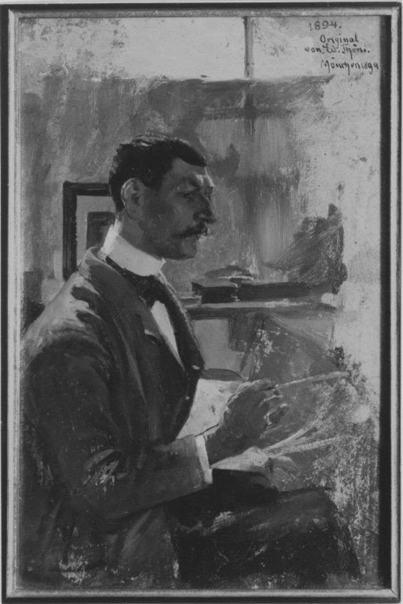 Der Maler Julius Schrag