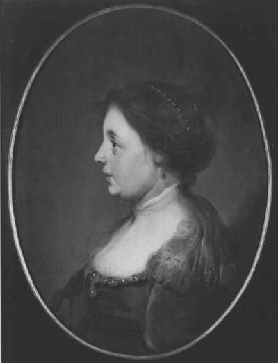 Brustbild einer Frau