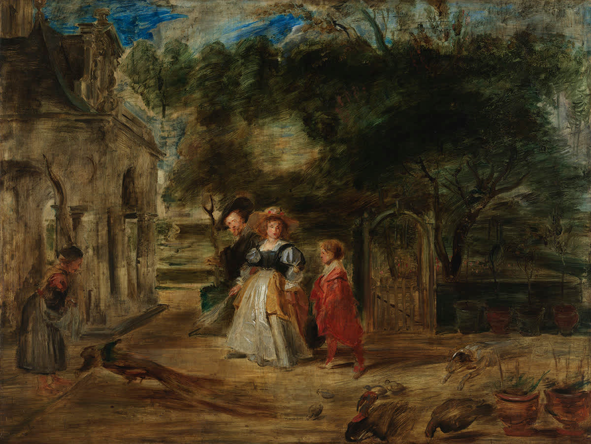 Rubens und seine zweite Frau im Garten (nach Rubens)