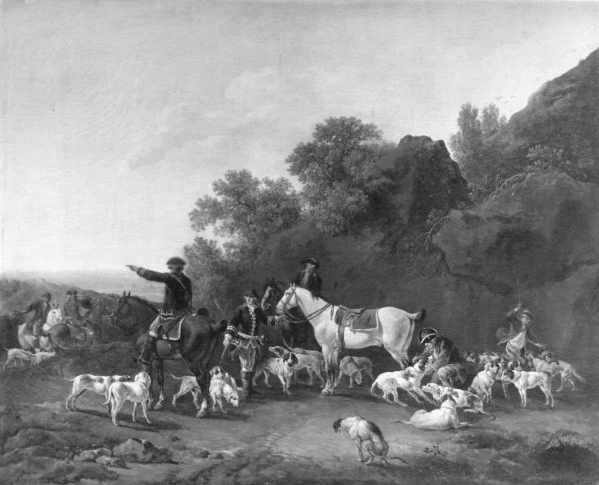 Sammelplatz zur Parforcejagd