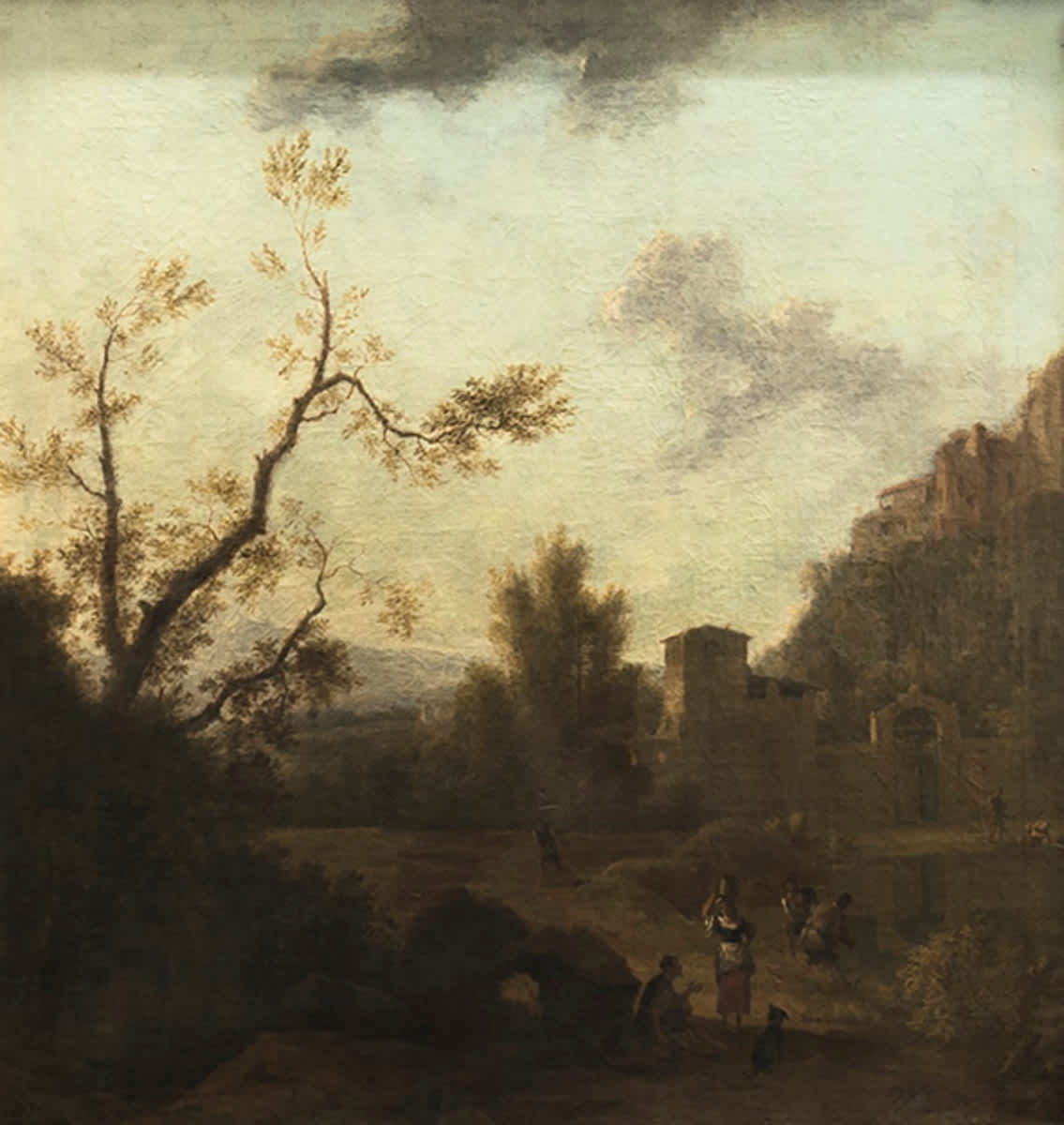 Italienische Abendlandschaft