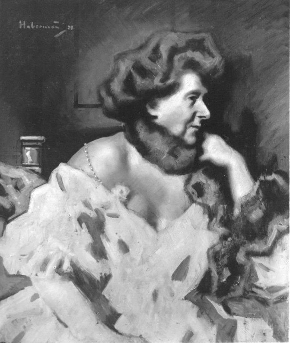 Bildnis Olga Habermann, der Frau des Künstlers