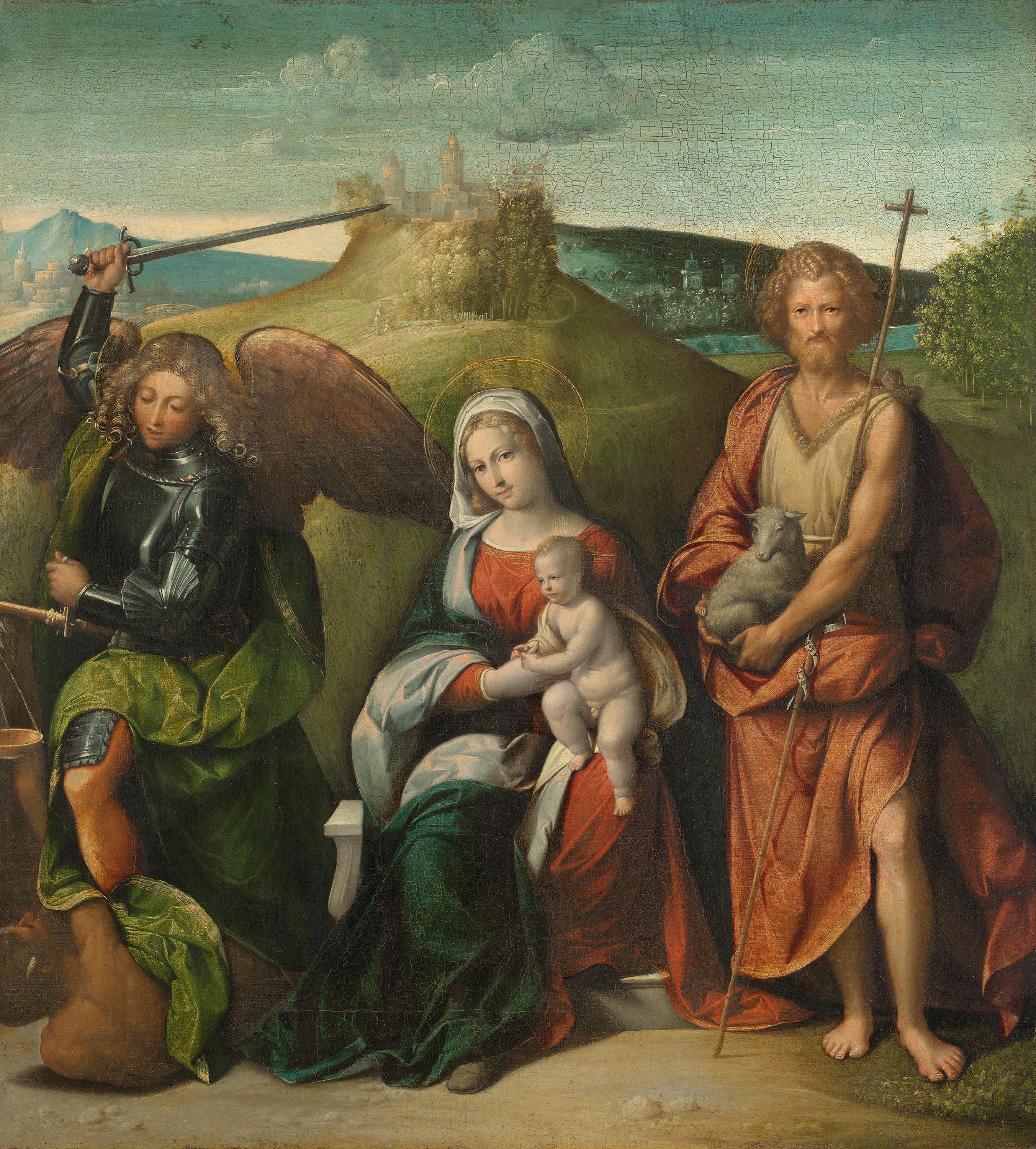 Madonna mit hl. Michael