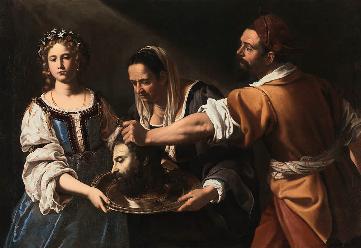 Salome empfängt das Haupt des Johannes