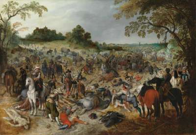 Plünderung eines Gepäckzuges