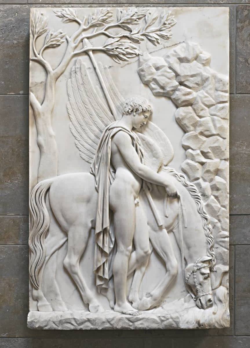 Bellerophon und Pegasus