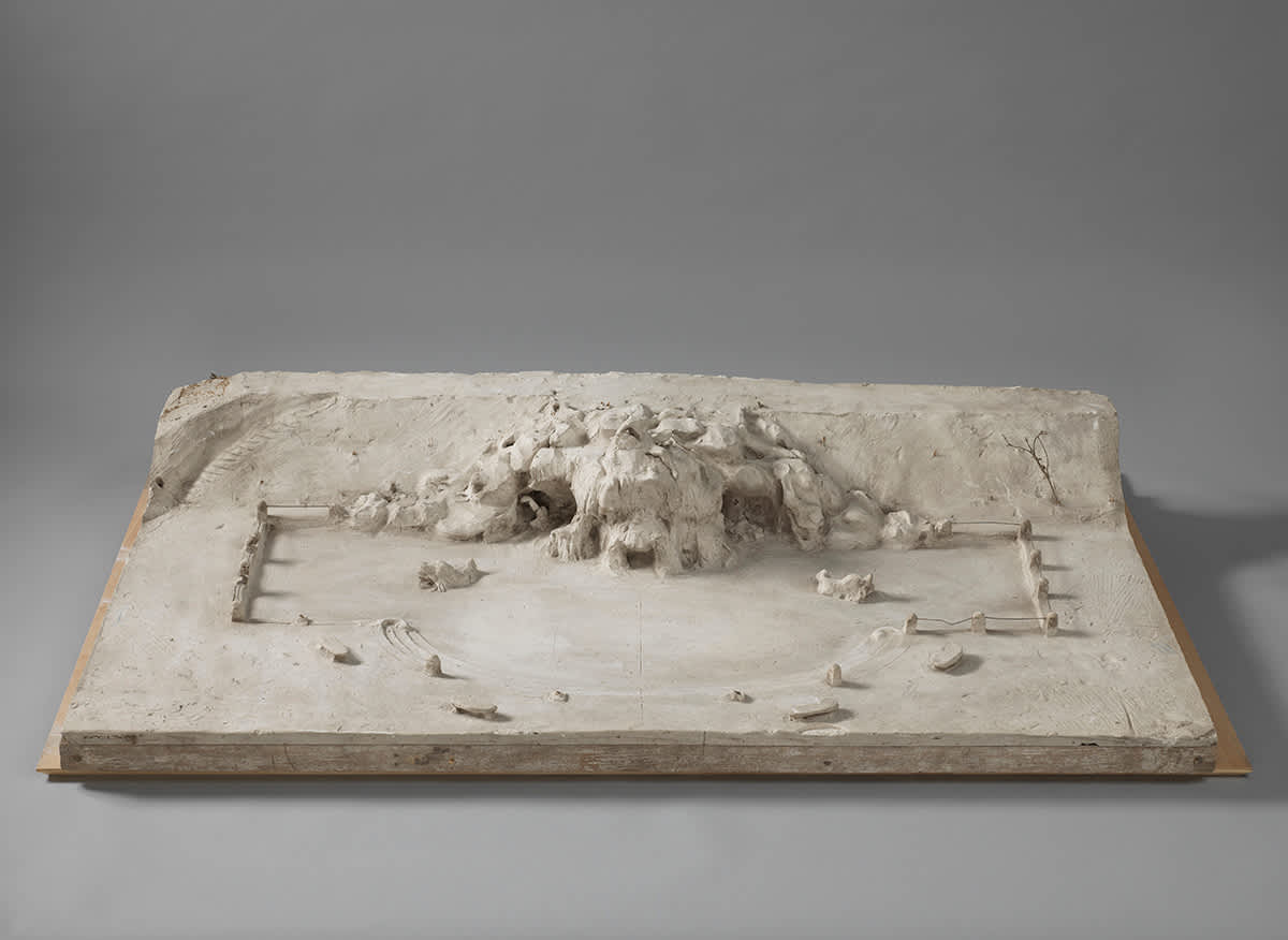 Modell des zweiten Entwurfs für den Vater-Rhein-Brunnen in Köln