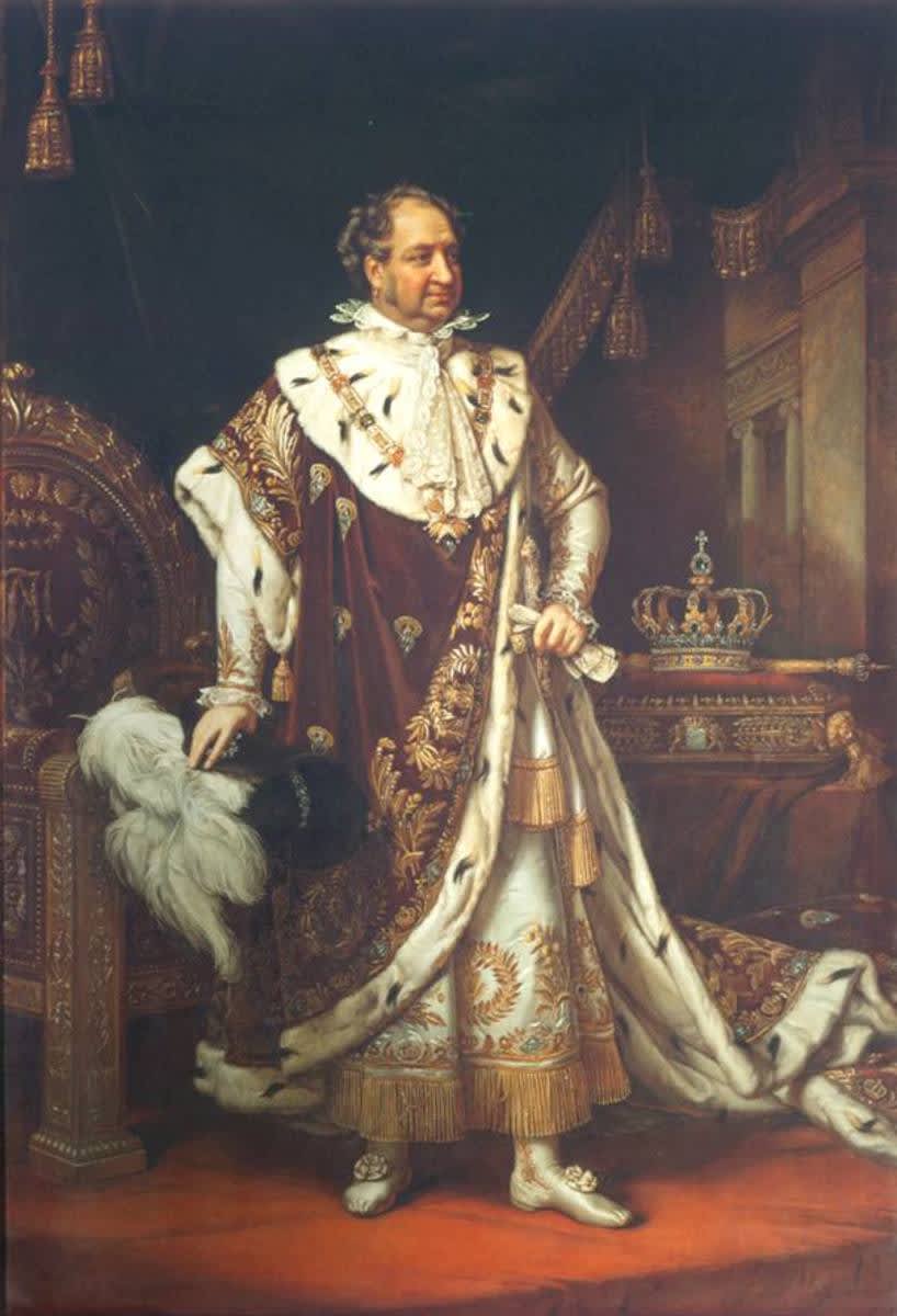König Max I. Joseph im Krönungsornat