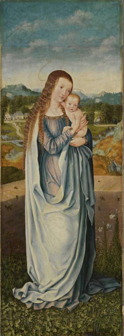 "Universitätsaltar": Maria mit dem Kind
Rückseite: Hl. Christophorus