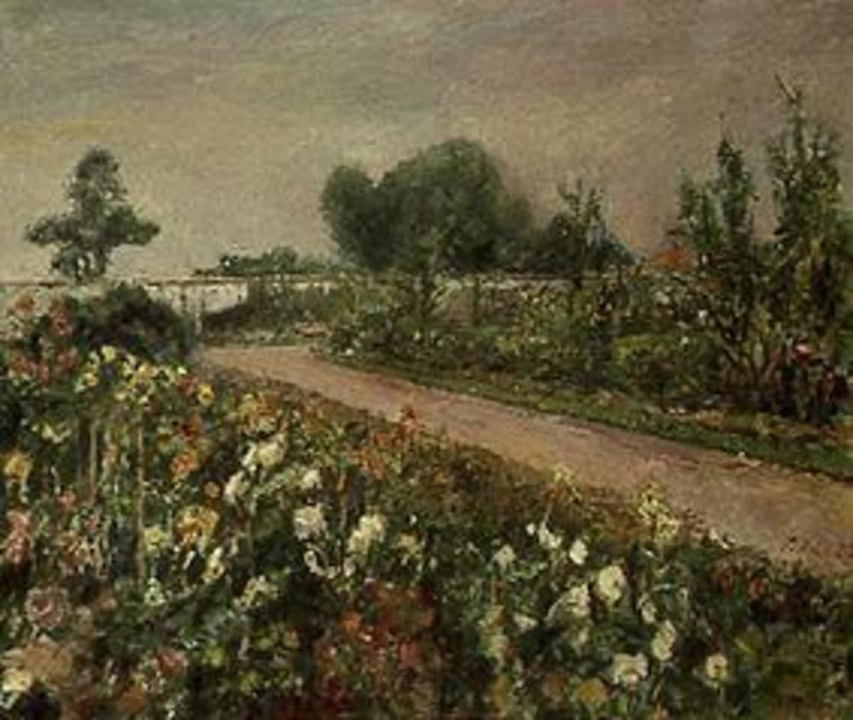 Blumen im Hofgarten zu Dachau