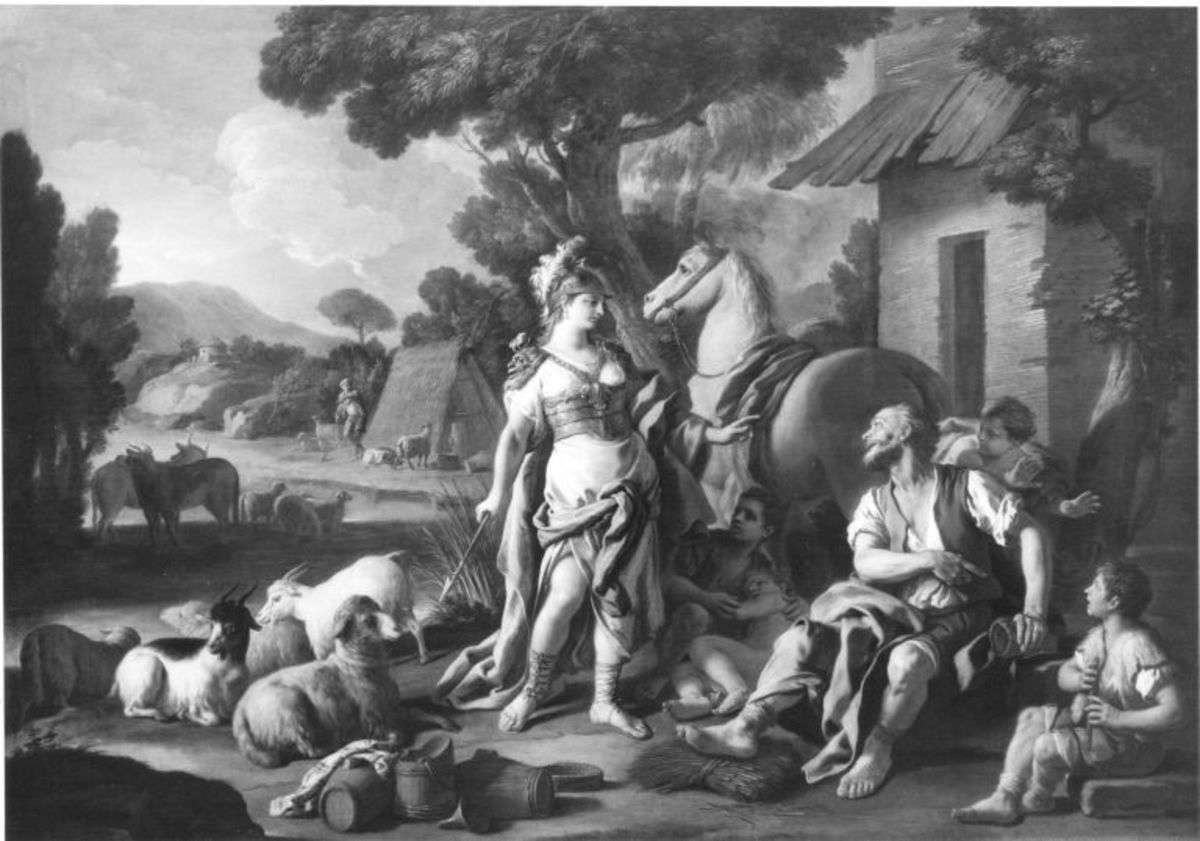 Erminia bei den Hirten